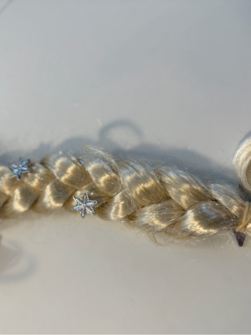 Disney Elsa - Frozen Blonde Wig with Silver Snowflake Decorations - Picture 2 of 5